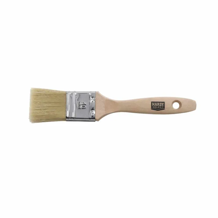 Pędzel płaski 40mm do różnych powierzchni Naturmix drewniany uchwyt Hardy