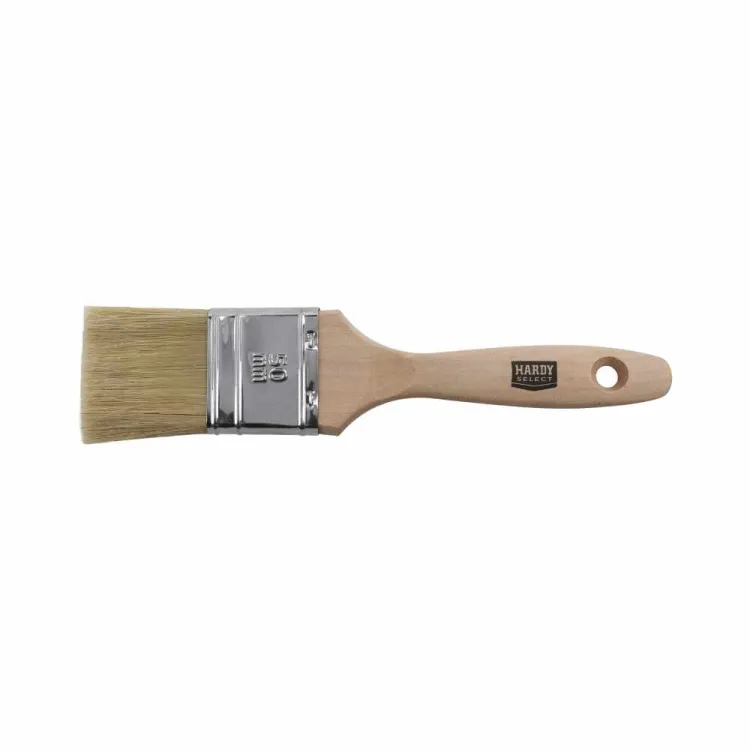 Pędzel płaski 50mm do różnych powierzchni Naturmix drewniany uchwyt Hardy