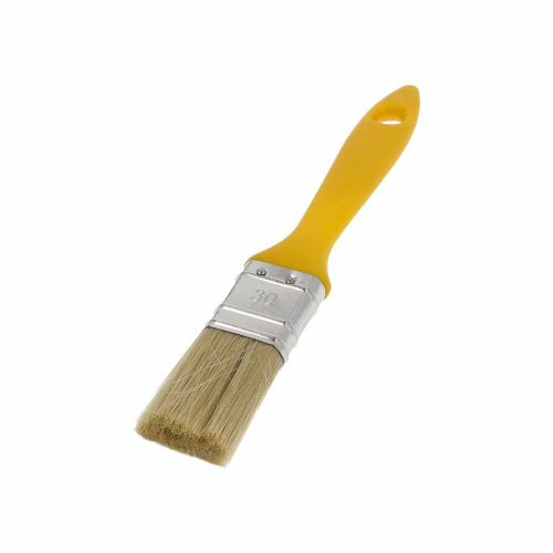 Pędzel płaski 30mm włosie syntetyczne uniwersalny dobre krycie plastik M7