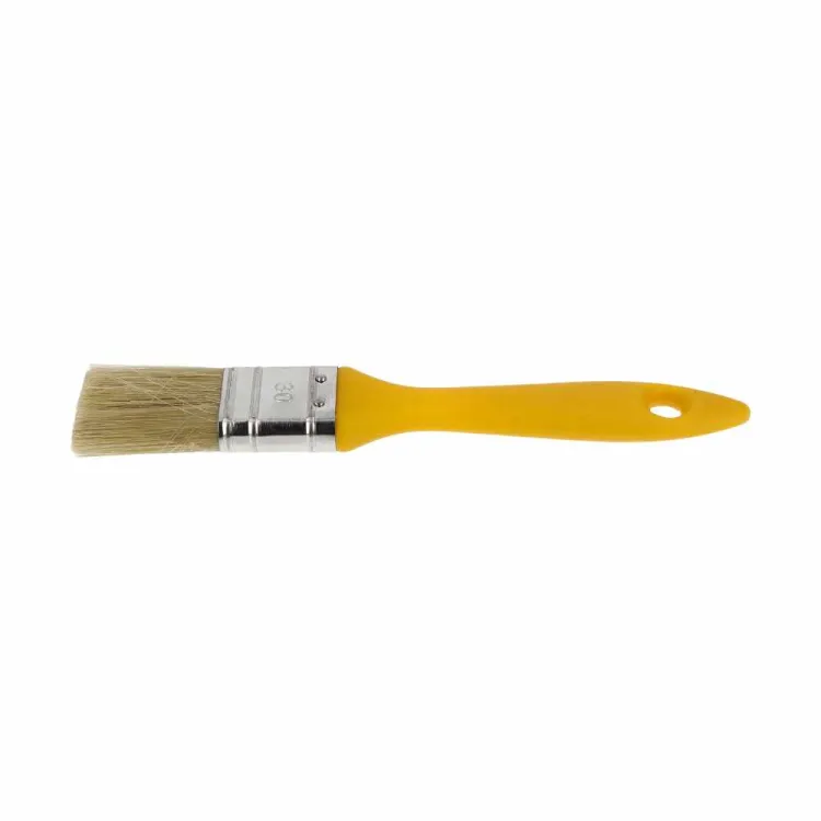 Pędzel płaski 30mm włosie syntetyczne uniwersalny dobre krycie plastik M7