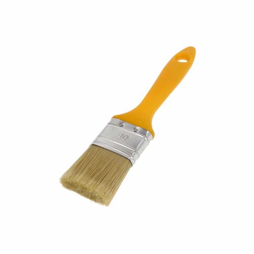 Pędzel płaski 40mm włosie syntetyczne uniwersalny dobre krycie plastik M7