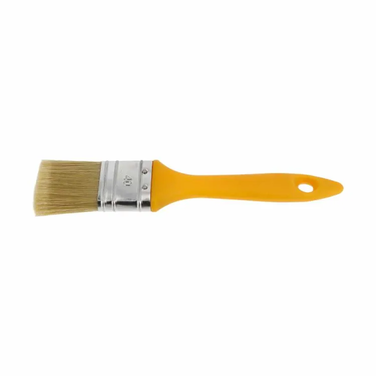 Pędzel płaski 40mm włosie syntetyczne uniwersalny dobre krycie plastik M7