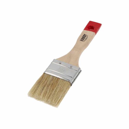 Pędzel płaski 50mm do farb olejnych włosie naturalne i syntetyczne Hardy