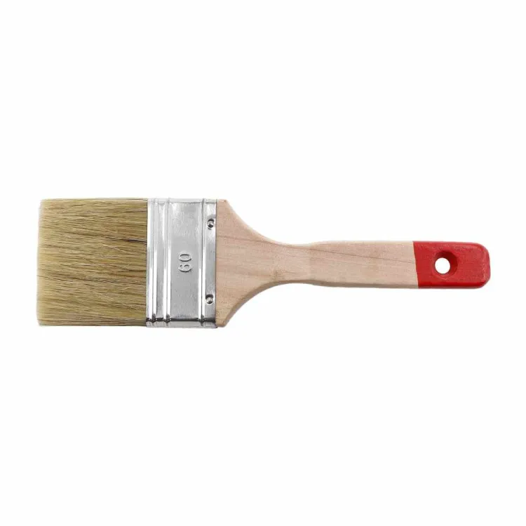 Pędzel płaski 60mm do farb olejnych włosie naturalne i syntetyczne Hardy