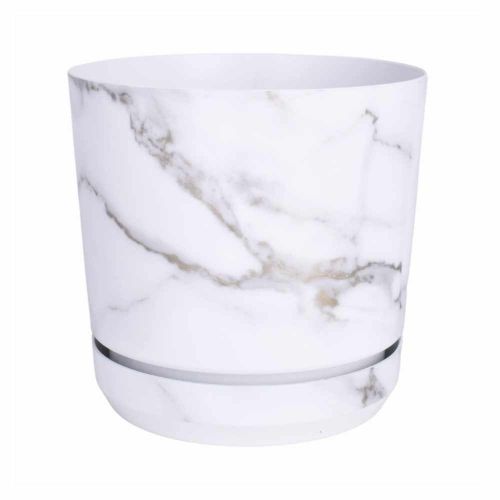 Osłonka na doniczkę polystone efekt marmuru 18x18x18cm Direct Home and Garden