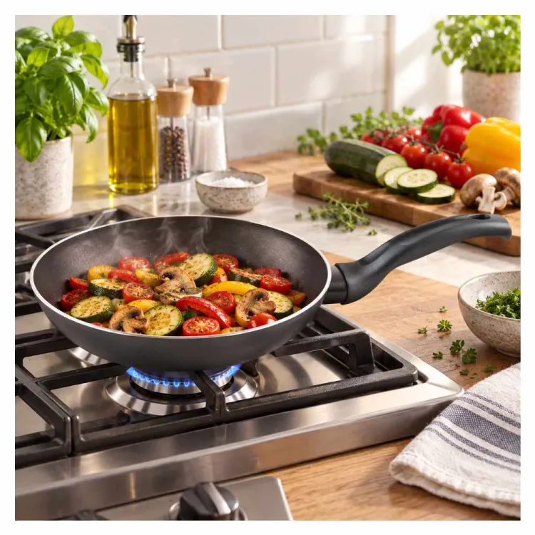 Patelnia aluminiowa 28cm indukcja non-stick ILAG Basic Graphite Ambition