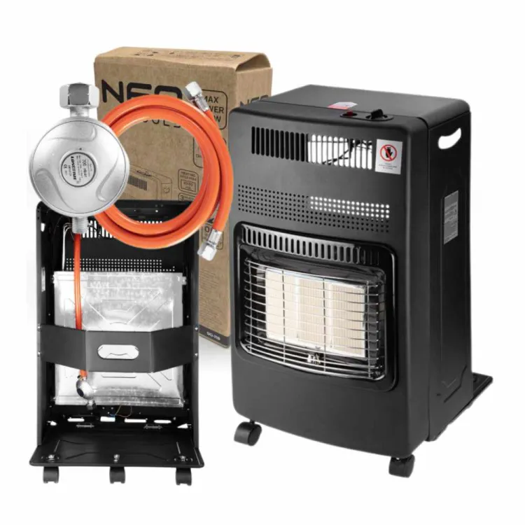 Piecyk gazowy na butlę 4,2kW 3 poziomy reduktor wąż Neo Tools 90-118
