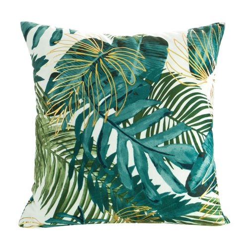 Poduszka Dekoracyjna Davos biała+złoto 40X40