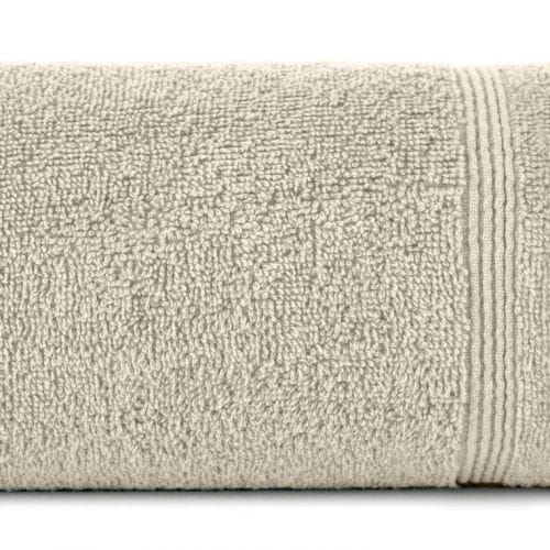 Ręcznik Eurofirany Aline 50x90cm beżowy frotte 500g do łazienki