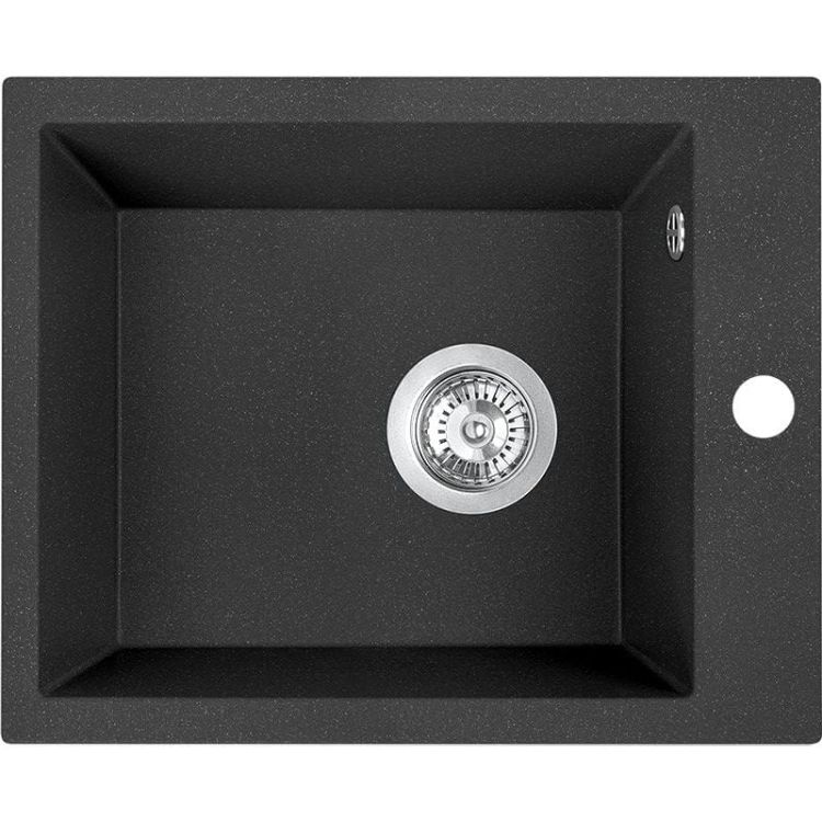 Zlewozmywak Cichi 1 komorowy 48x39cm z syfonem – zdjęcie 1