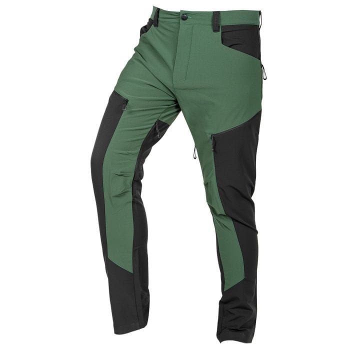 Spodnie robocze outdoor 4 way stretch zielono-szare M – zdjęcie 1