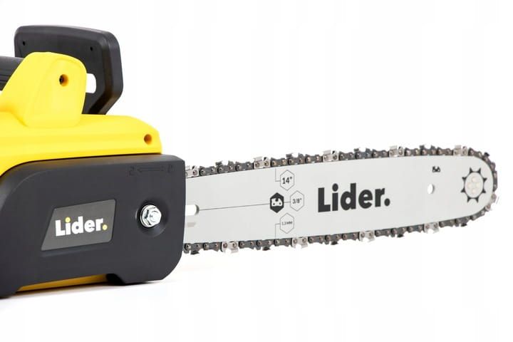 Pilarka elektryczna Lider OTP1614 – kompaktowa pilarka 1600 W z prowadnicą 35 cm i automatycznym smarowaniem łańcucha – zdjęcie 2