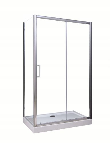 Kabina prysznicowa Maja chrom z brodzikiem 100x80 – zdjęcie 1