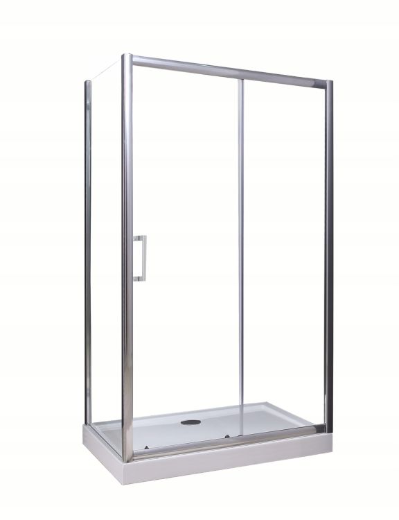 Kabina prysznicowa Maja chrom z brodzikiem 100x80 – zdjęcie 1
