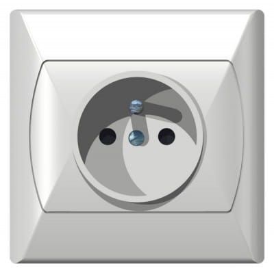 Akcent gniazdo pojedyńcze z uziemieniem – zdjęcie 1