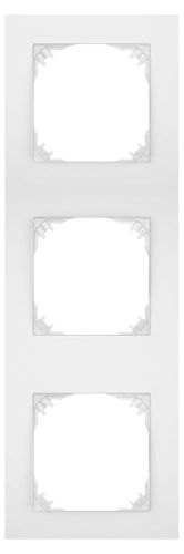 Santra ramka biała potrójna – zdjęcie 1