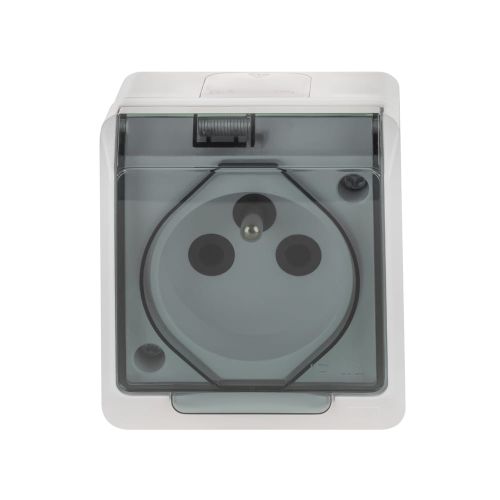 Hermes gniazdo pojedyńcze hermetyczne białe – zdjęcie 1