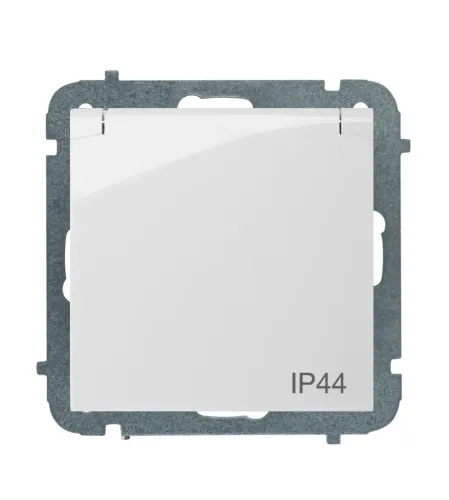 Carla gniazdo hermetyczne pojedyńcze z uziemieniem 2P+Z IP44 bez ramki – zdjęcie 1