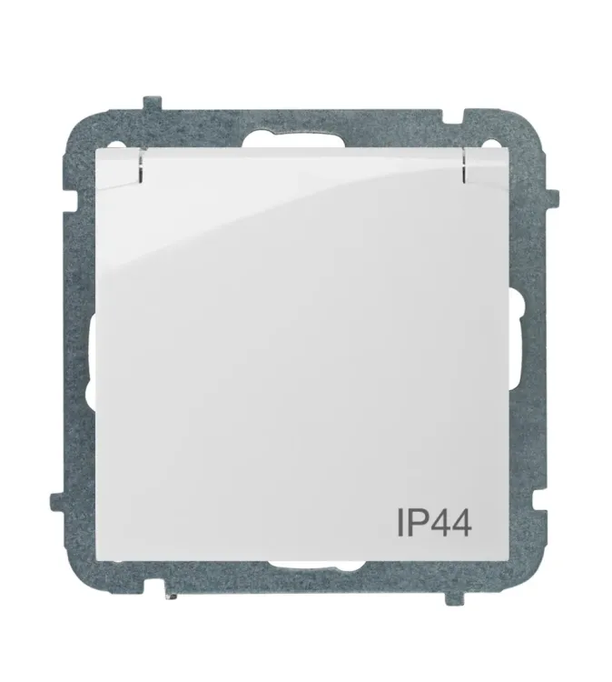 Carla gniazdo hermetyczne pojedyńcze z uziemieniem 2P+Z IP44 bez ramki – zdjęcie 1