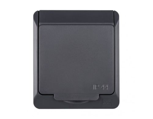 Hermes gniazdo pojedyńcze hermetyczne antracyt – zdjęcie 1