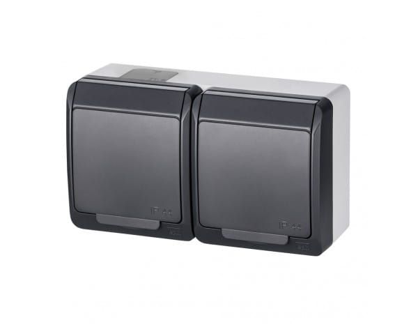 Hermes  antracyt  GNT 2X2P+Z IP44 – zdjęcie 1