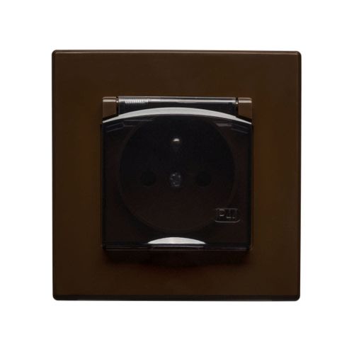 Milano gniazdo bryzgoszczelne brąz – zdjęcie 1