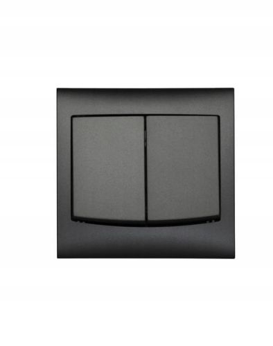 Vega łącznik podwójny grafit mat – zdjęcie 1