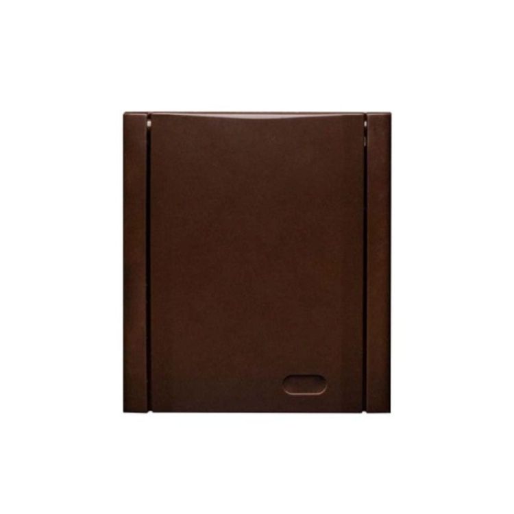 Bravo gniazdo pojedyńcze nadtynkowe brąz z /u – zdjęcie 1