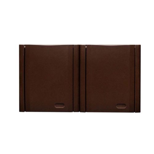 Bravo gniazdo podwójne nadtynkowe brąz z /u – zdjęcie 1