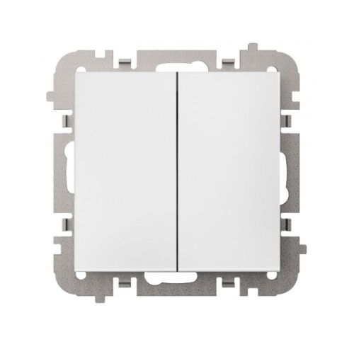 Vestra biały łącznik podwójny bez ramki – zdjęcie 1