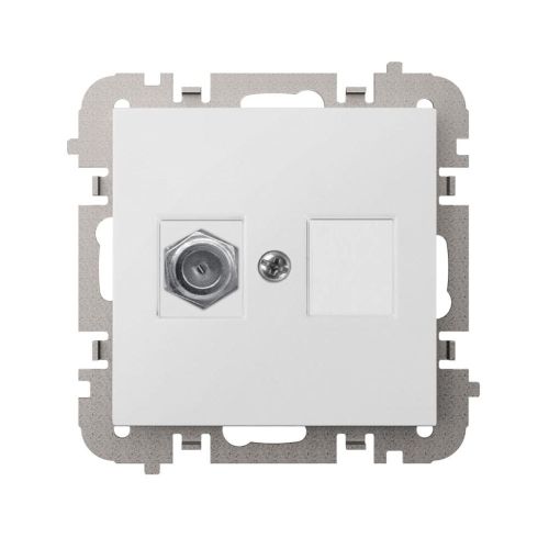 Vestra białe gniazdo typ FF bez ramki – zdjęcie 1