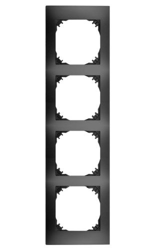 Vestra ramka czarna poczwórna – zdjęcie 1