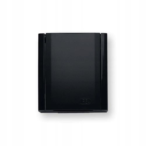 Bravo gniazdo pojedyńcze czarne z uziemieniem IP54 – zdjęcie 1