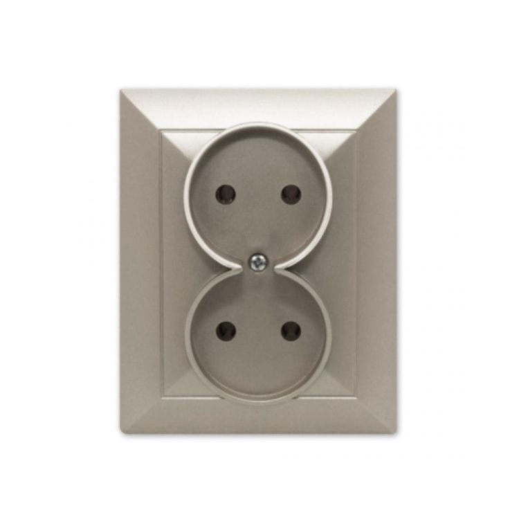 Opal gniazdo podwójne piaskowy – zdjęcie 1