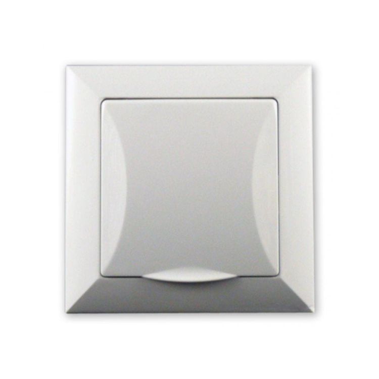 Opal gniazdo bryzgoszczelne z/u białe – zdjęcie 1