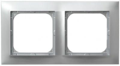 Impresja ramka podwójna srebrna – zdjęcie 1