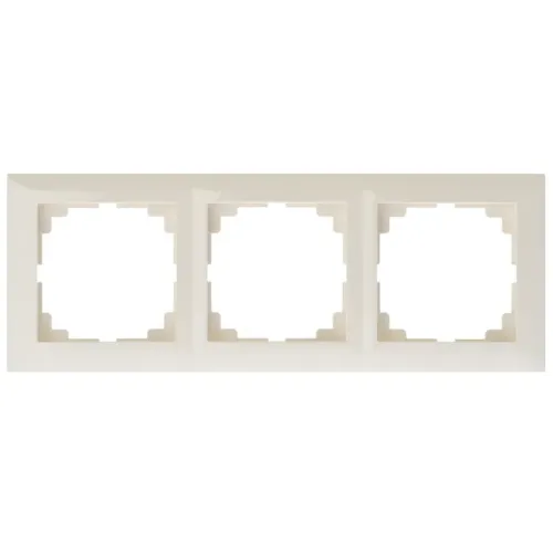 Carla krem ramka potrójna – zdjęcie 1