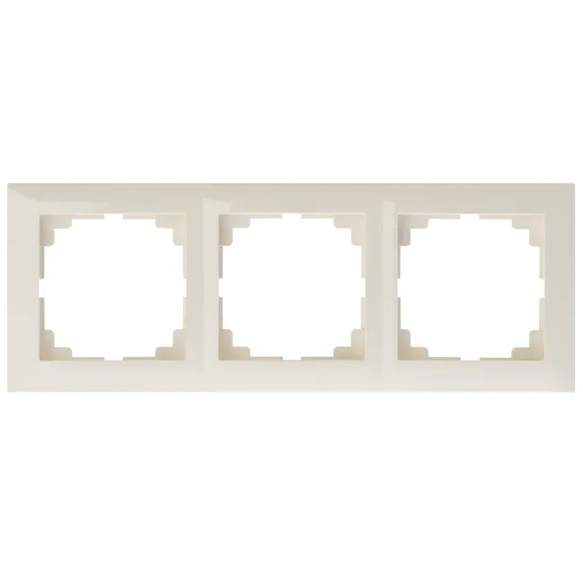 Carla krem ramka potrójna – zdjęcie 1