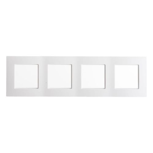 Rosa ramka biała poczwórna – zdjęcie 1