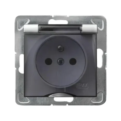 Impresja gniazdo bryzgoszczelne srebrne – zdjęcie 1