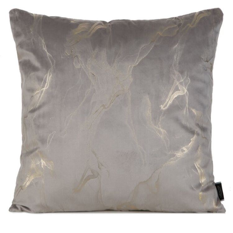 Poduszka Naira 45x45 stalowy – zdjęcie 1