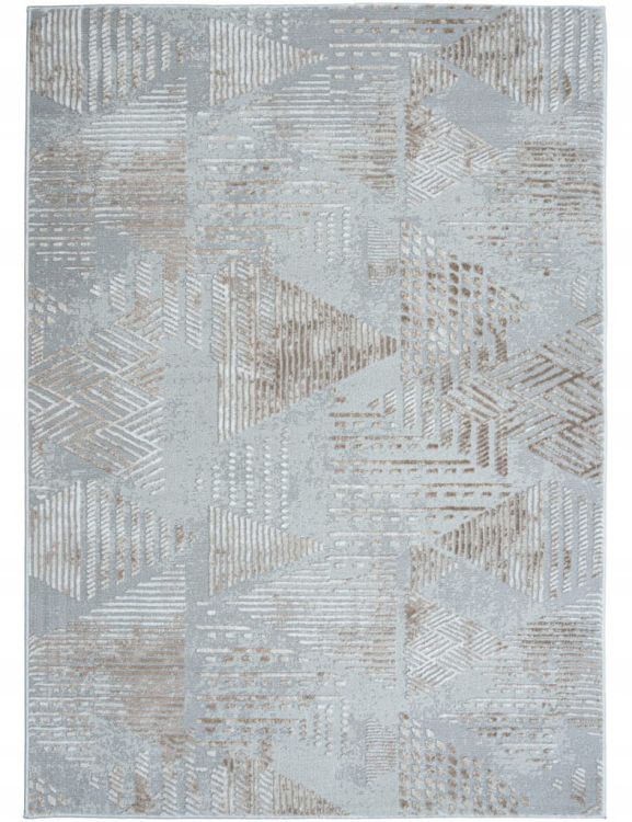 Dywan Geometria szaro-beżowy 160x230cm – zdjęcie 1