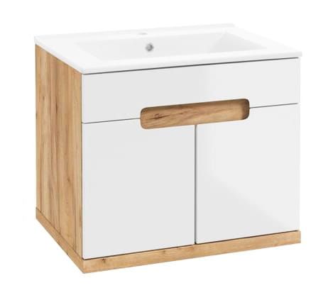 Zestaw szafka z umywalką Ronda złoty dąb – zdjęcie 1