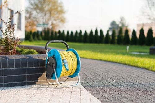 Wózek na wąż Aluplus 45m 1/2 – zdjęcie 2