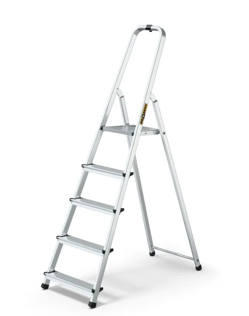 Drabina aluminiowa domowa 5 stopniowa 125kg – zdjęcie 1