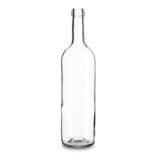 Butelka na wino borde biała 0,75l – zdjęcie 1