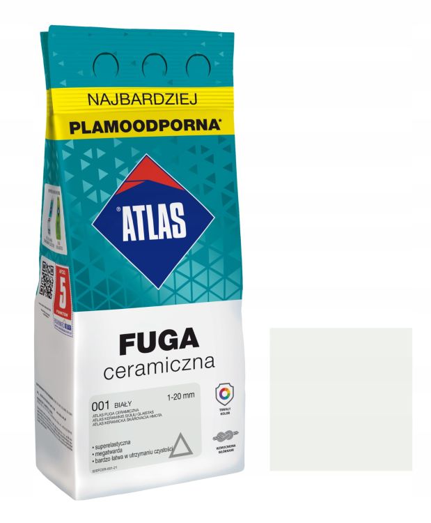 Fuga ceramiczna biała 001 2 kg – zdjęcie 1