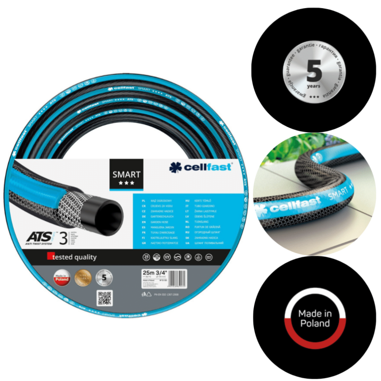 Wąż ogrodowy Smart ATS 3/4 25m – zdjęcie 1