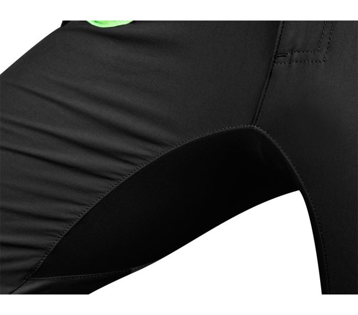 Krótkie spodenki PREMIUM 4 WAY STRETCH Czarne XL – zdjęcie 13