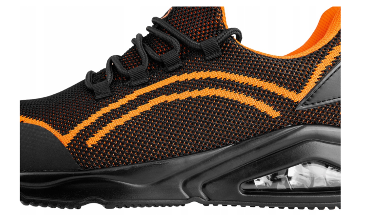 Półbuty robocze Ochronne O1 SR Pomarańczowe 43 – zdjęcie 3